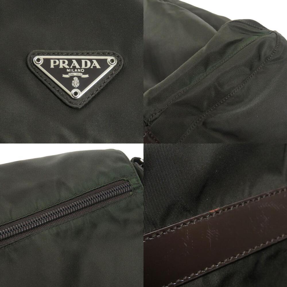 Prada logo plate Black Shoulder Crossbody bag - Picture 8 of 11
